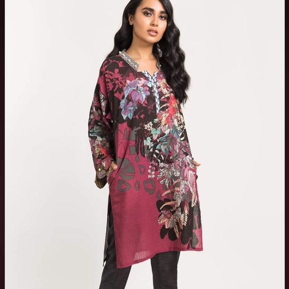 "SALE" Gulahmed Ideas Pret Khaddar 1piece kurti - Picture 1 of 6